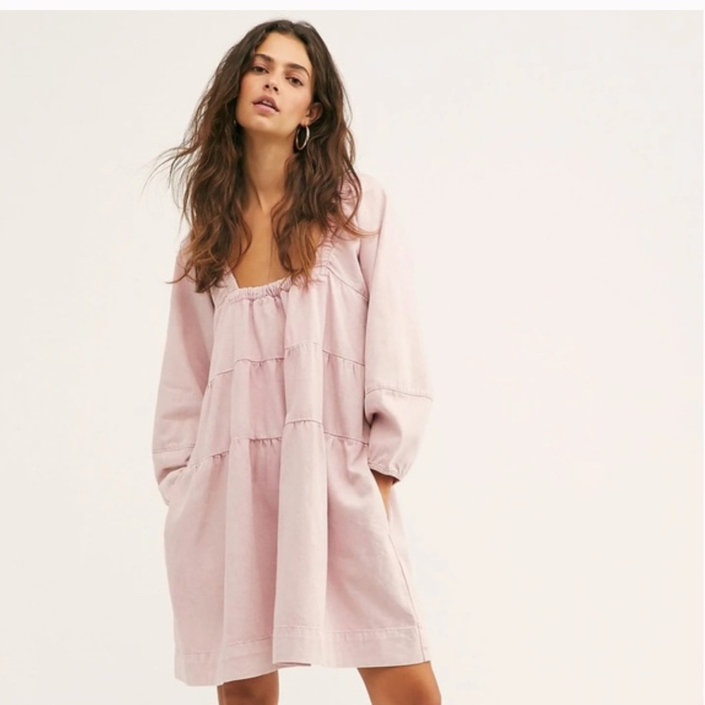 Free People Lou Jean Babydoll Dress